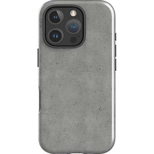 Speckle Grey Concrete iPhone 16 Pro Impact Case